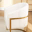 Chaises de salle à manger rembourrées en velours 19 po Sistrunk-772603338-772603335