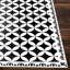 Tapis noir / blanc Bluejacket-385494184