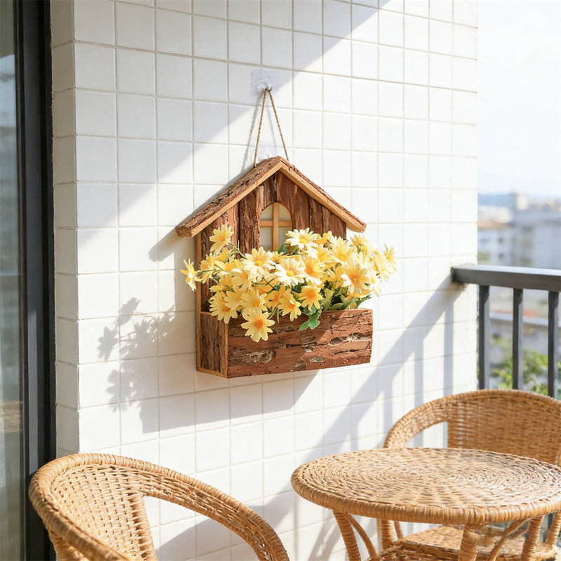 Wall-Mounted Artificial Flower