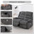 52 Inch Power Loveseat Recliner-382133830