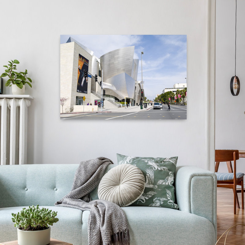 Disney Hall Los Angeles California USA by Scott M. Tansey - Wrapped Canvas Print, 91.44 cm H x 60.96 cm W