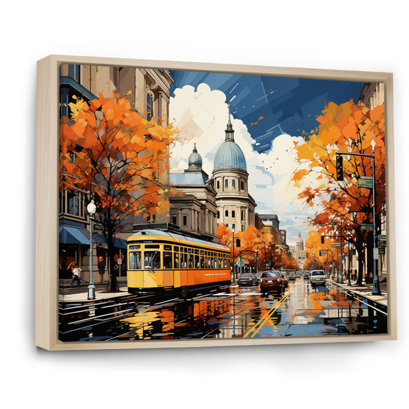 Harmony of Timeless Elegance - Cityscapes Canvas Prints, H 16 po x l 32 po x P 1 po, Cadre naturel flottant