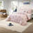Floral Bedding Sets, Twin/Twin XL Microfiber Comforter Set, Cottage Style