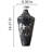 Irregular handcrafted ceramic tabletop vase, splash-ink pattern ceramic vase, ceramic textured decorative vase-1471025881