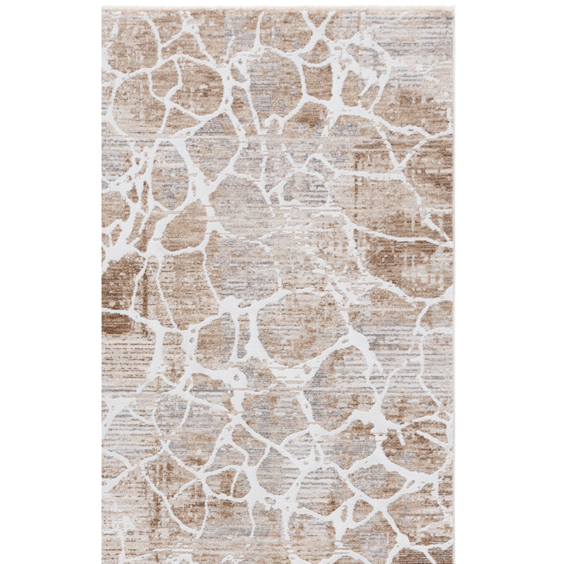 Finley Modern 330 Performance Abstract Rug, Runner 2'2" x 10'