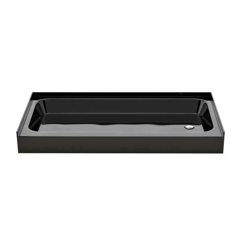 Voltaire 60 X 30 Shower Pan Base, Right, Black
