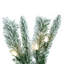 Vickerman 9' x 18" Flocked Utica Fir Artificial Pre-Lit Garland with 150 Warm White LED Mini Lights