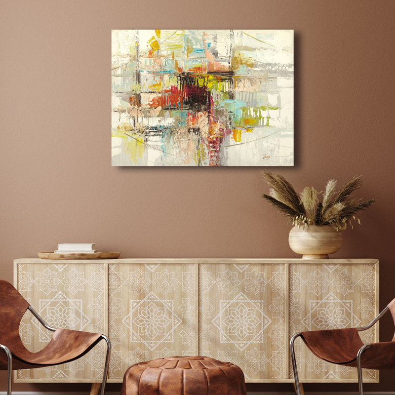 3LA6501 Slight Thought by Lucas - Wrapped Canvas Painting, 70cm H x 100cm W x 4cm D