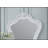 Latisha White Finish Mirror