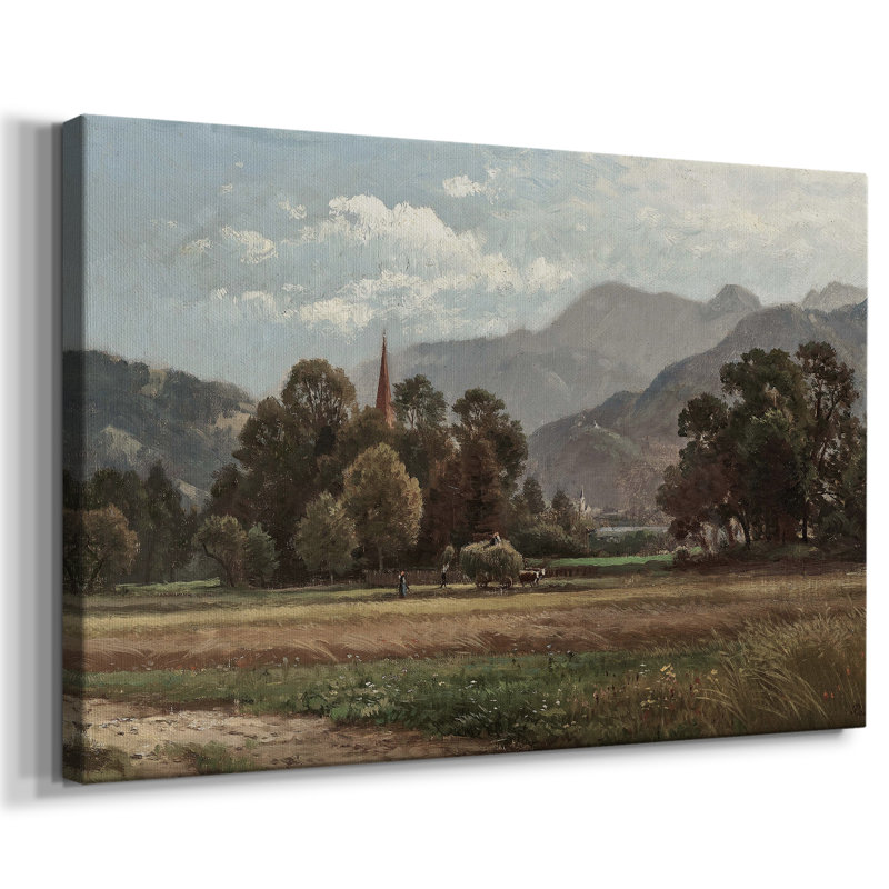 Paysages rétro-DCCCLVII -Galerie enveloppée Cavas, 8 x 12