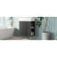 Armoire de salle de bain 21,6 po avec lavabo en céramique et meuble-lavabo à droite-975929277