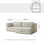 Four-Seater Corner Sofa With Bed Function-1857987654-1857987673