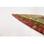 Tapis de zone en laine crème/brun/vert/rouge 3 pi 6 po x 6 po one-of-kind à la main noué la Doorfield