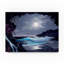 Fikes 'Night Coast 1' Oil Painting Print on Wrapped Canvas-25330069