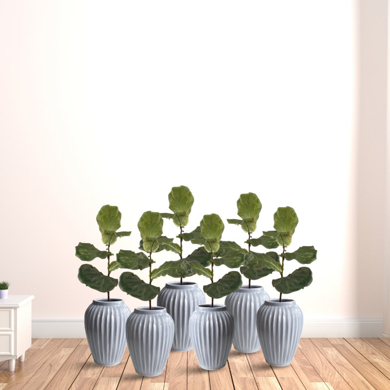 36'' Faux Fiddle Leaf Fig Branch