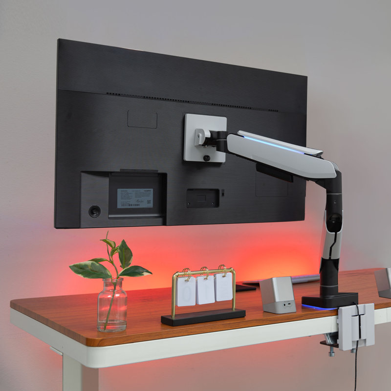 Mount-It! Heavy-Duty Single Monitor Arm for Ultrawide Screens Up To 49" / 44 lbs. for VESA Desk Mount