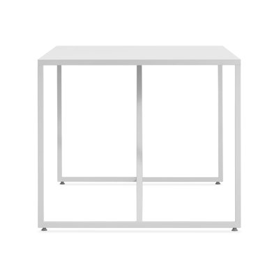 Strut Rectangular with Steel Base Dining Table