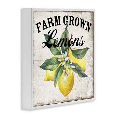 «Farm Farmed Lemons», estampe numérique par Creatif Belle