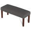 Banc d'appoint 44 "de large avec pieds solides, tabouret de hall d'entrée-1734264782
