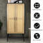 Armoire de rangement en bois avec tablette Farmhouse