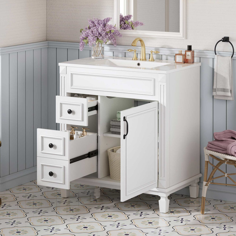 Bathroom Vanity, White