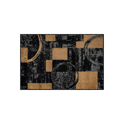 Bionda Geometric Brown/Cream/Gray Area Rug
