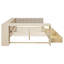 Lit plateforme double en bois avec tablettes de rangement, tiroirs, station de charge et tête de lit tapissier-1456673021-1456672994