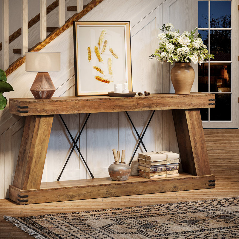 180cm Console Table, Brown