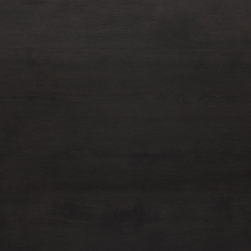 Reza Solid Wood Bookcase, Worn Black