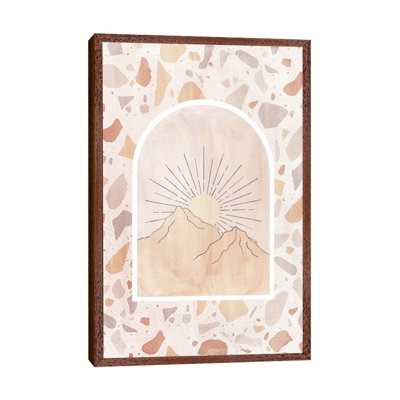 Terrazzo Boho Sunrise by Whales Way - Painting on Canvas