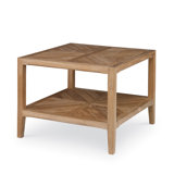 West Bay Outdoor Square Teak Side Table