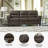 89" Square Arm Sofa-792609322