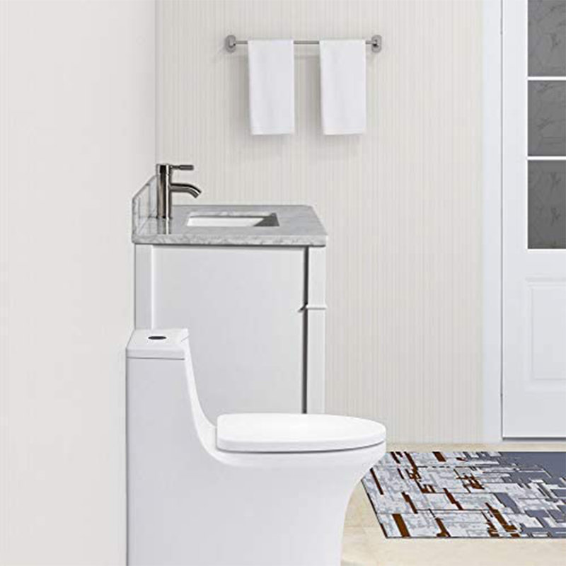 Ensemble de meuble-lavabo simple 36 po avec miroir Lachine, Blanc