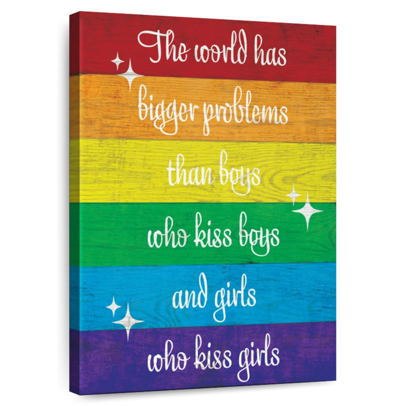 Tergel Bigger Problems Than Pride, 45" H x 30" W