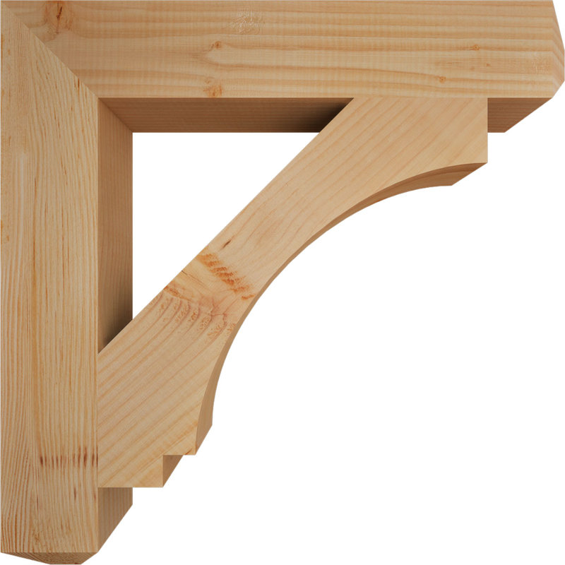 Support l 3 1/2 po x P 24 po x H 24 po Imperial Craftsman, H 24 po x l 3,5 po x P 24 po, Douglas (lisse)
