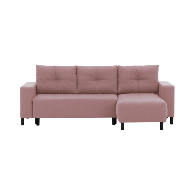 Hollar 4 Seater Sofa Bed, Pink