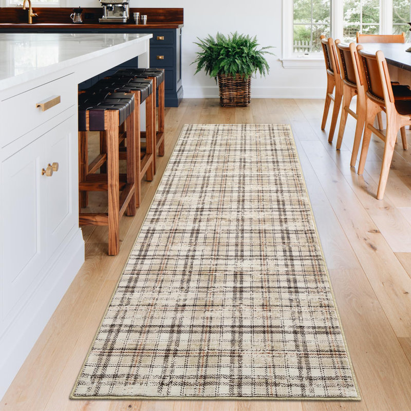 Rugs for Living Room Area Rug Washable Rug Non Slip Foldable Modern Carpet for Bedroom Dining Room Nursery Office, Beige