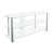 Chrome / Clear Glass