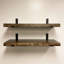 Tablettes rustiques Calheme avec supports en J-262811365-263323726