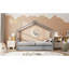 Lit simple en bois avec lit gigogne simple-536131636-536131637