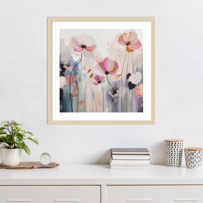 «Spring Fling Flowers IV» par Irena Orlov, impression sur bois encadrée