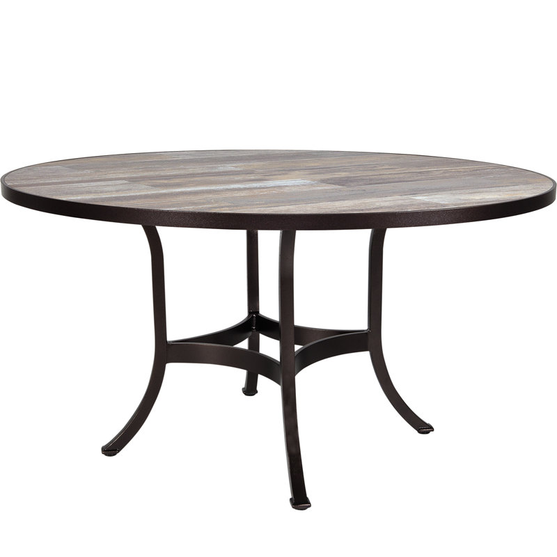 Outdoor Round Dining Table, Venice Beach, Copper Creek, 42" W x 42" L x 29.5" H
