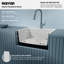 Ensemble d'évier de cuisine à cuve simple 25 po x 22 po Karran Quartz-65980508