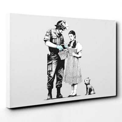 Banksy - Wrapped Canvas Print