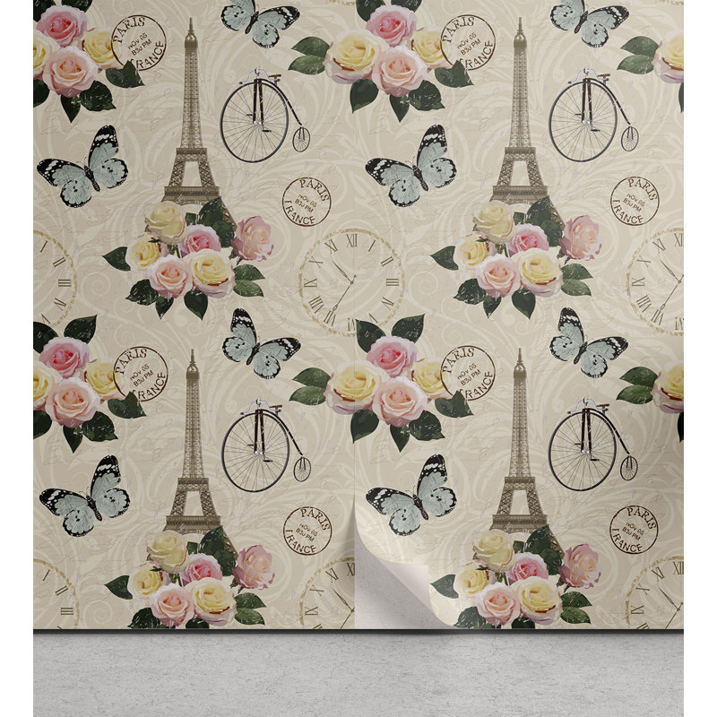 Rouleau de papier peint adhésif Adrow, L 13 po x L 100 po