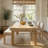 12-Person Rectangular Manufactured Wood Dining Table