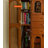 French Vintage Solid Wood Bookcase Organizer Storage Cabinet