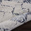 Bleu abstrait/Ivoire Tapis décoratif-1043050456