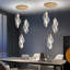 Lustre 3 lumières en acrylique moderne à intensité variable doré-1026017424-1026017432-1026017439