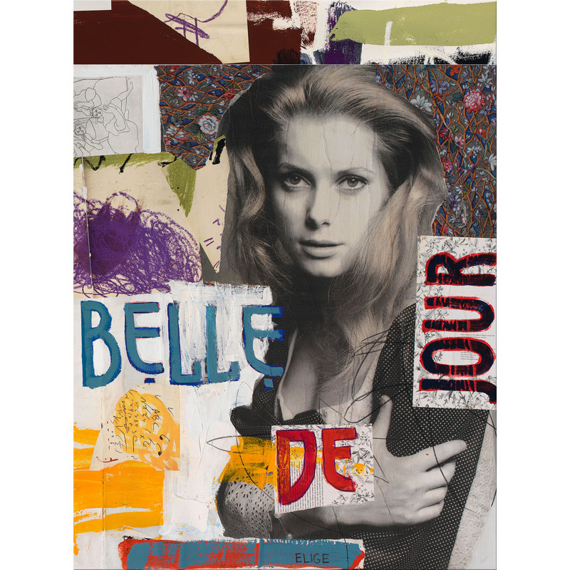 It Takes a Lot of Deneuve 4 by Elige - Wrapped Canvas Mixed Media Artwork